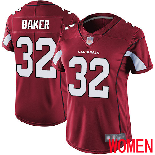 Arizona Cardinals Limited Red Women Budda Baker Home Jersey NFL Football 32 Vapor Untouchable